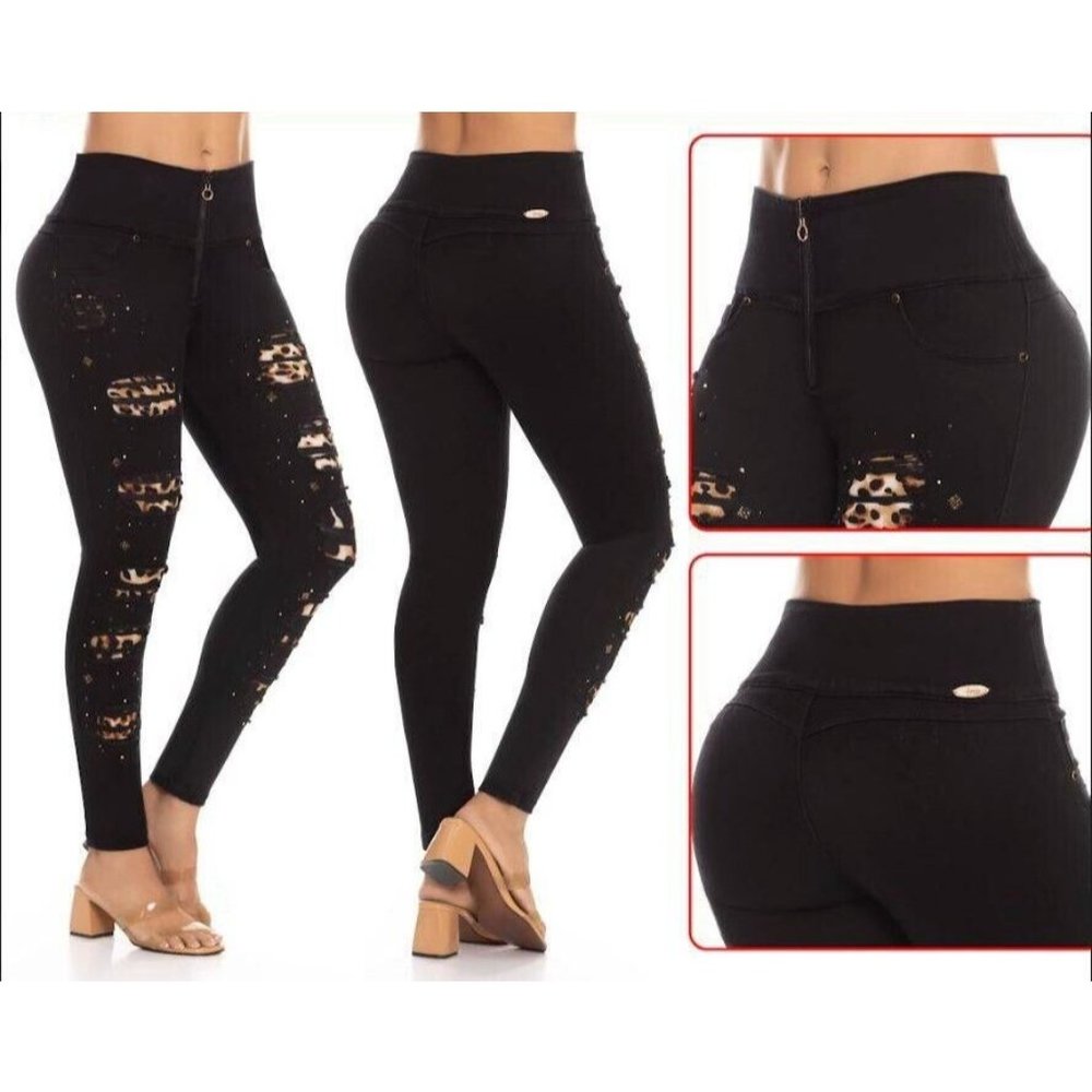 LUJURIA JEANS Colombianos PUSH UP Colombian Jeans BUTT LIFT Ref 707957